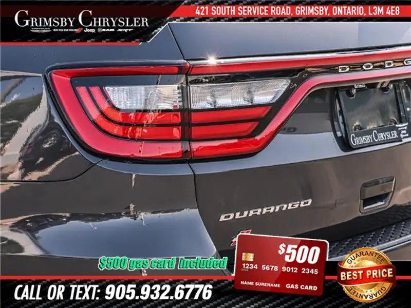 2026 Dodge Durango GT PLUS, šedá, 0 km, dovoz Kanada — foto 10 z 12