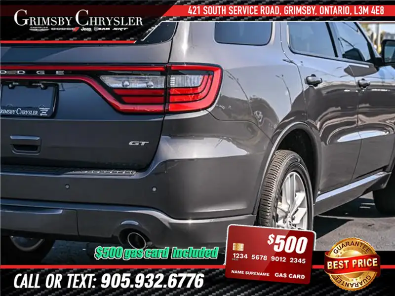 2026 Dodge Durango GT PLUS, šedá, 0 km, dovoz Kanada — foto 11 z 12