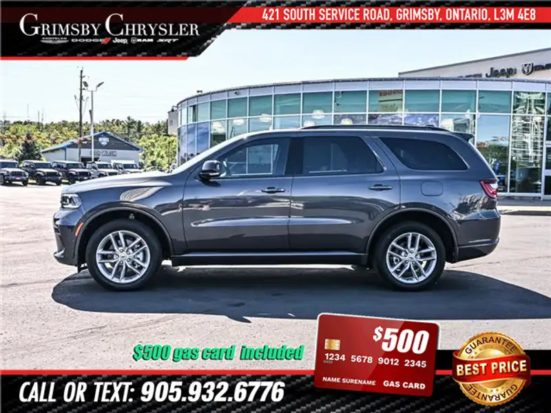 2026 Dodge Durango GT PLUS, šedá, 0 km, dovoz Kanada — foto 3 z 12