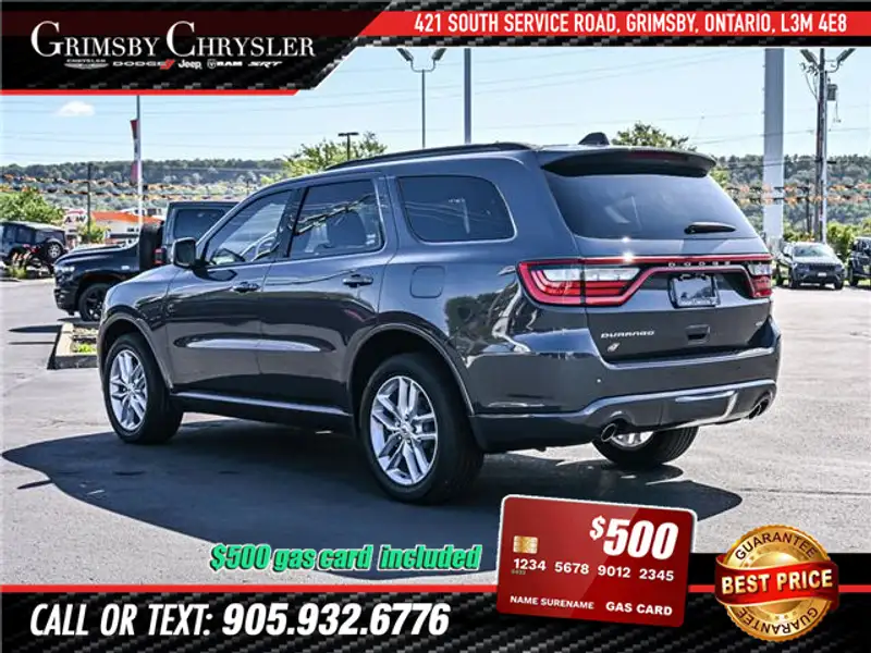 2026 Dodge Durango GT PLUS, šedá, 0 km, dovoz Kanada — foto 4 z 12