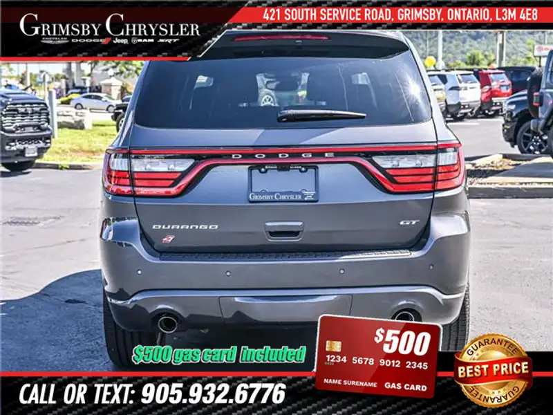 2026 Dodge Durango GT PLUS, šedá, 0 km, dovoz Kanada — foto 5 z 12