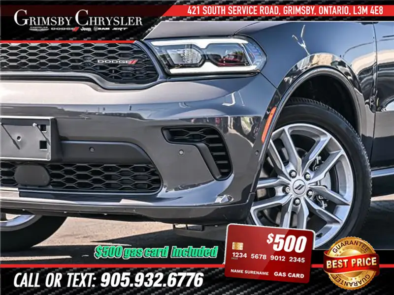 2026 Dodge Durango GT PLUS, šedá, 0 km, dovoz Kanada — foto 7 z 12