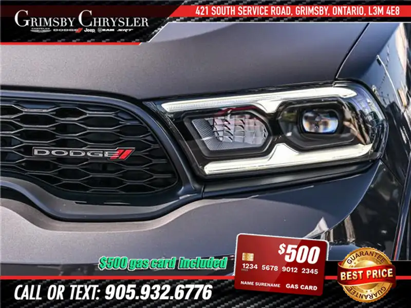 2026 Dodge Durango GT PLUS, šedá, 0 km, dovoz Kanada — foto 8 z 12
