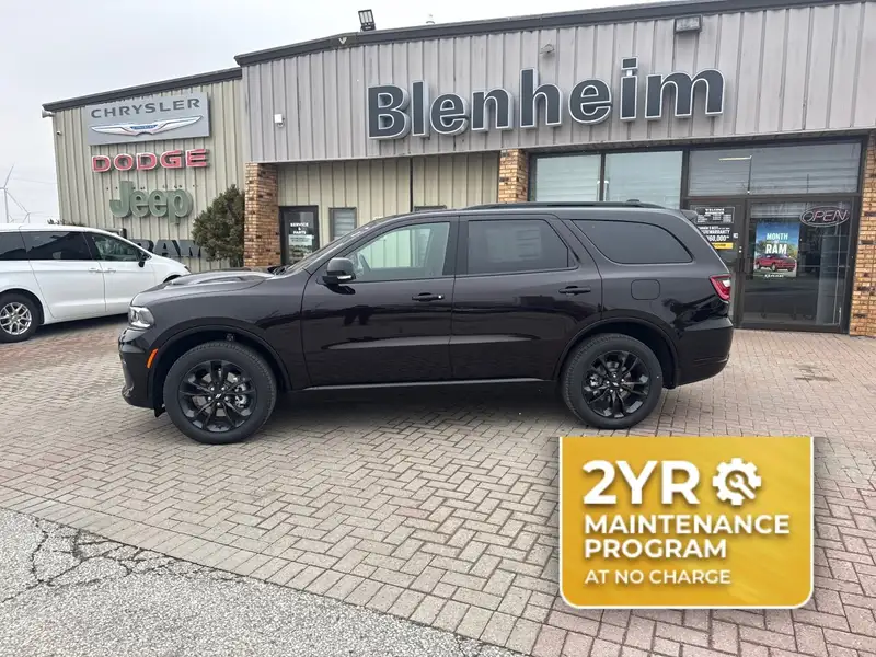 2026 Dodge Durango GT Plus, červená, 22 km, dovoz Kanada — foto 2 z 12