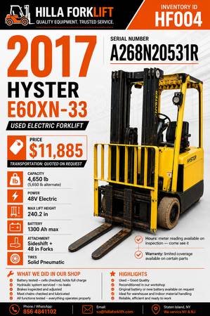 Hyster E60XN-33, dovoz USA — foto 4 z 4