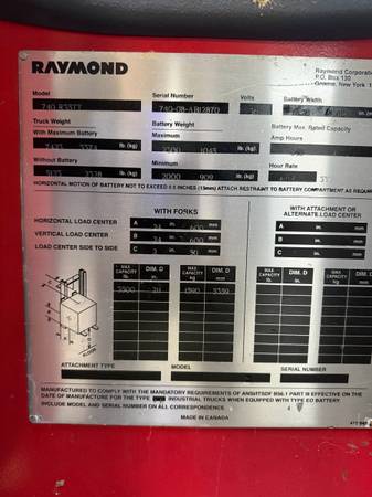 RAYMOND, dovoz USA — foto 7 z 7