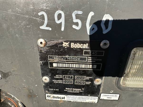 Bobcat E45, dovoz USA — foto 5 z 7