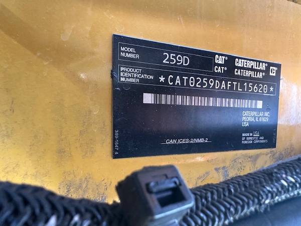 Caterpillar 259D, dovoz USA — foto 5 z 6