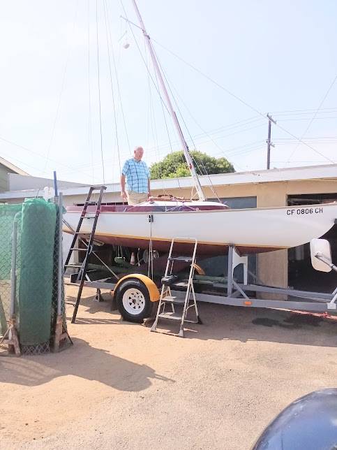 VICTORY 21 SAILBOAT PLUS CUSTOM TRAILER, dovoz USA — foto 11 z 11