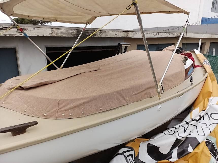 VICTORY 21 SAILBOAT PLUS CUSTOM TRAILER, dovoz USA — foto 9 z 11