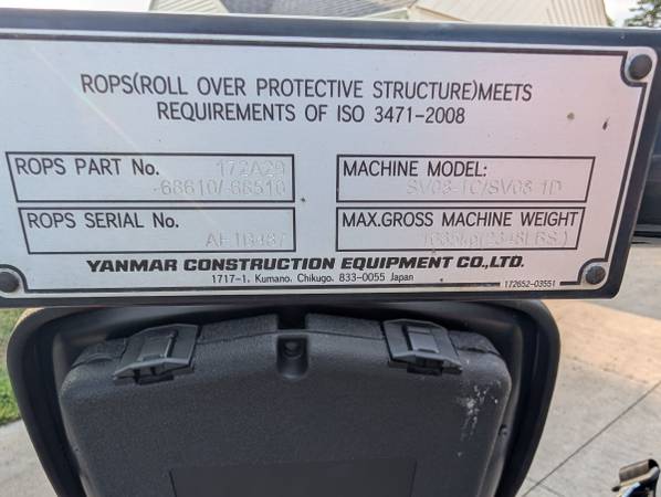 Yanmar MINI, dovoz USA — foto 8 z 10