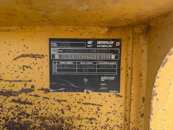 Caterpillar D5, dovoz USA — foto 4 z 11