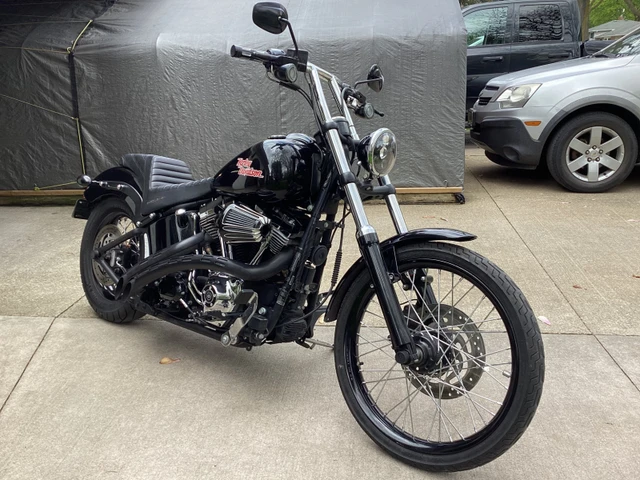 2011 Harley-Davidson, černá, 71 000 km, dovoz Kanada — foto 2 z 5