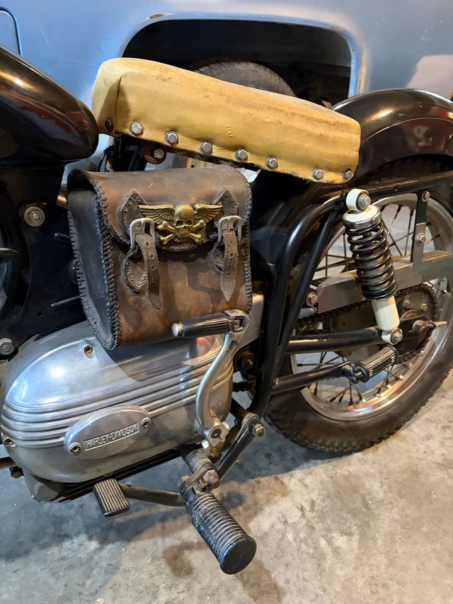 1966 Harley-Davidson, červená, 11 896 km, dovoz Kanada — foto 5 z 5