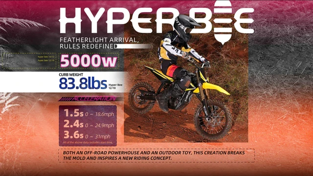 2025 Surron HYPER BEE, dovoz Kanada — foto 3 z 5
