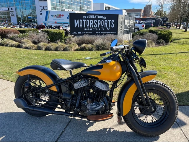 1948 Harley-Davidson, 1 000 km, dovoz Kanada — foto 2 z 5