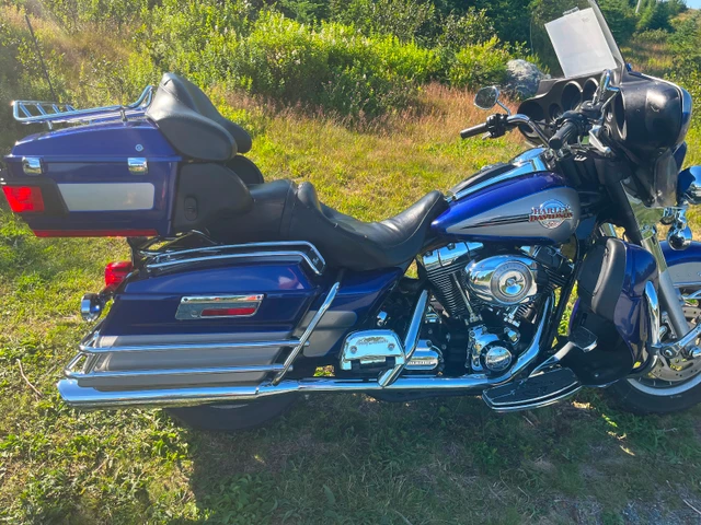 2007 Harley-Davidson, modrá, 66 km, dovoz Kanada — foto 2 z 3