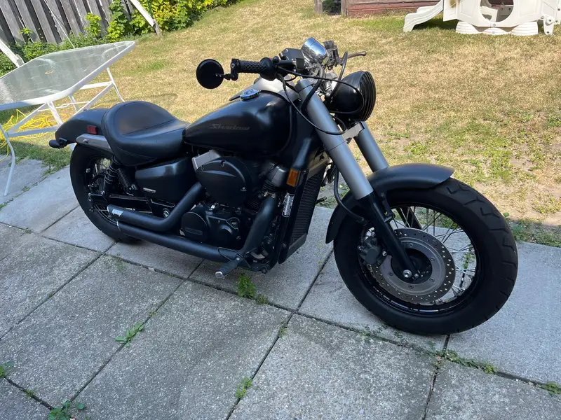 2012 Honda Shadow Phantom, černá, 21 092 km, dovoz Kanada — foto 5 z 6
