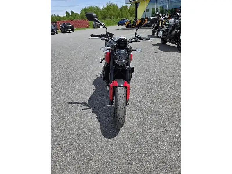 2025 Triumph Trident 660, červená, dovoz Kanada — foto 2 z 8