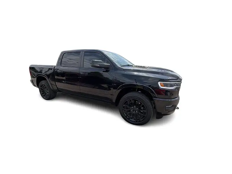 2025 RAM 1500 Limited NIGHT EDITION | MULTI FUNCTION TAILGATE |, černá, 83 639 km, dovoz Kanada — foto 2 z 12