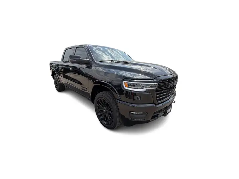 2025 RAM 1500 Limited NIGHT EDITION | MULTI FUNCTION TAILGATE |, černá, 83 639 km, dovoz Kanada — foto 3 z 12