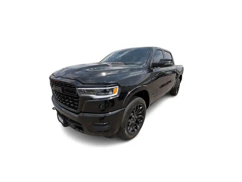 2025 RAM 1500 Limited NIGHT EDITION | MULTI FUNCTION TAILGATE |, černá, 83 639 km, dovoz Kanada — foto 6 z 12