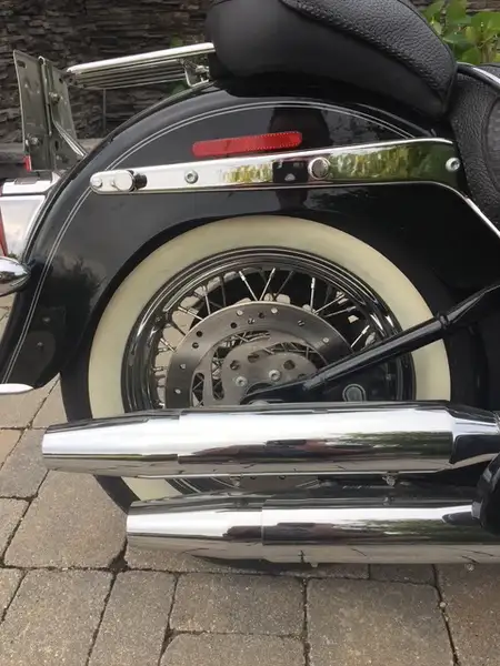 2007 Harley-Davidson Softail, černá, 10 600 km, dovoz Kanada — foto 2 z 12