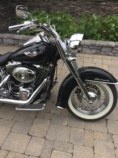 2007 Harley-Davidson Softail, černá, 10 600 km, dovoz Kanada — foto 4 z 12