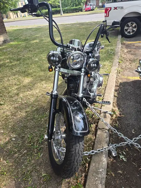 2007 Harley-Davidson Softail Fxstc/fxstd, černá, 34 002 km, dovoz Kanada — foto 3 z 4