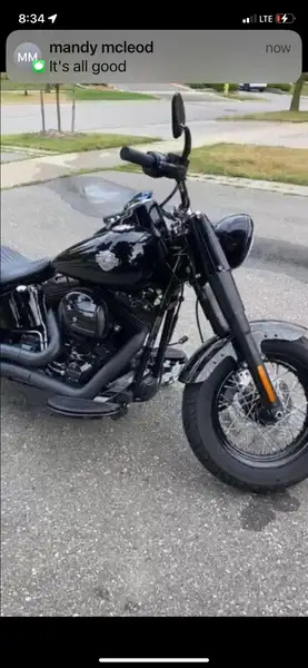 2017 Harley-Davidson Softail, černá, 9 800 km, dovoz Kanada — foto 3 z 3