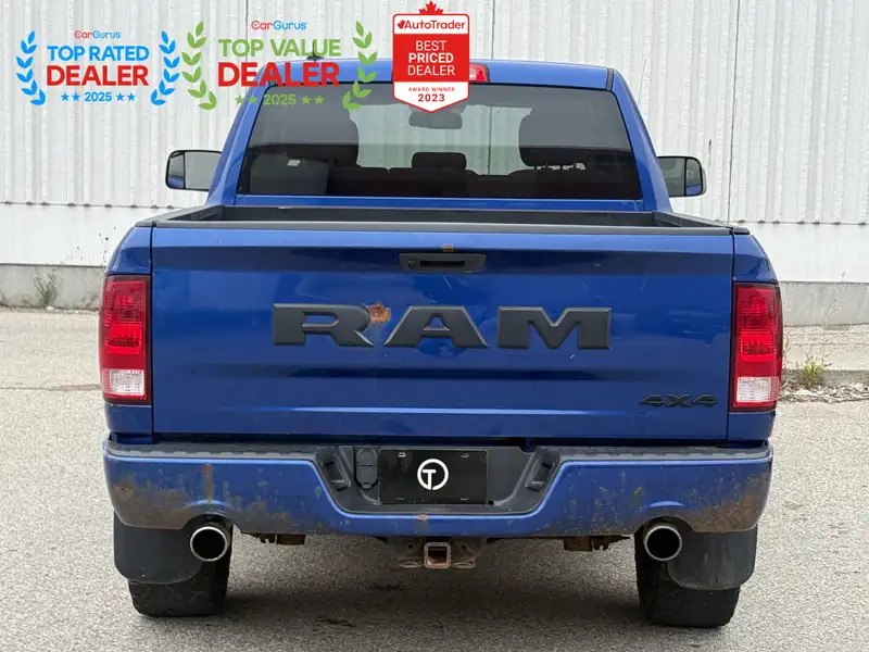 2019 RAM 1500 SUB ZERO & NIGHT PKG | REAR CAMERA | LOADED, modrá, 177 318 km, dovoz Kanada — foto 11 z 12