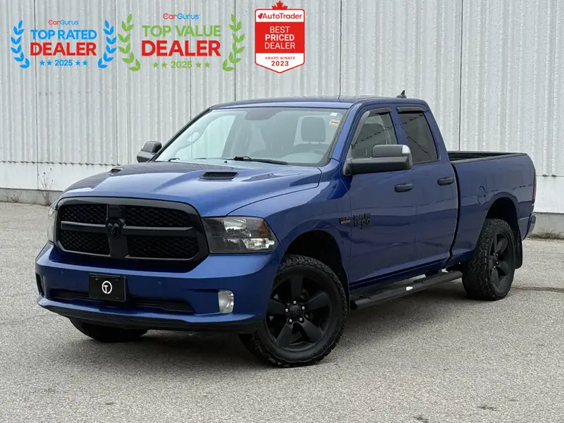 2019 RAM 1500 SUB ZERO & NIGHT PKG | REAR CAMERA | LOADED, modrá, 177 318 km, dovoz Kanada — foto 4 z 12