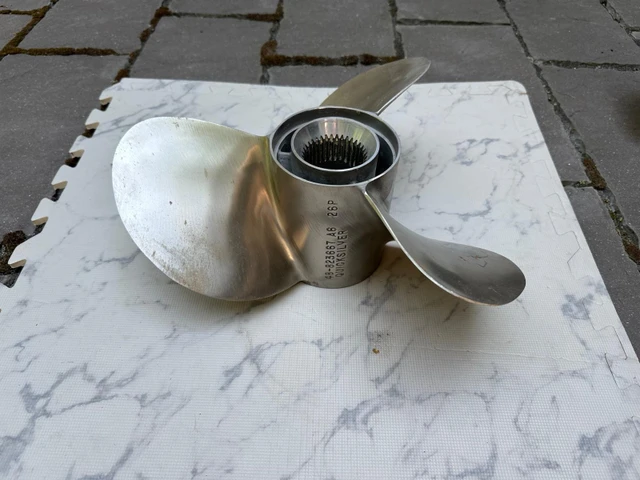 MerCruiser Bravo 3 Stainless Prop sada – A6 26P – Mint Condition, dovoz Kanada — foto 1