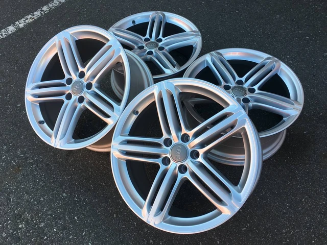 sada Genuine Factory Audi A4 S4 19" S-Line rims as nový Cond, dovoz Kanada — foto 4 z 5