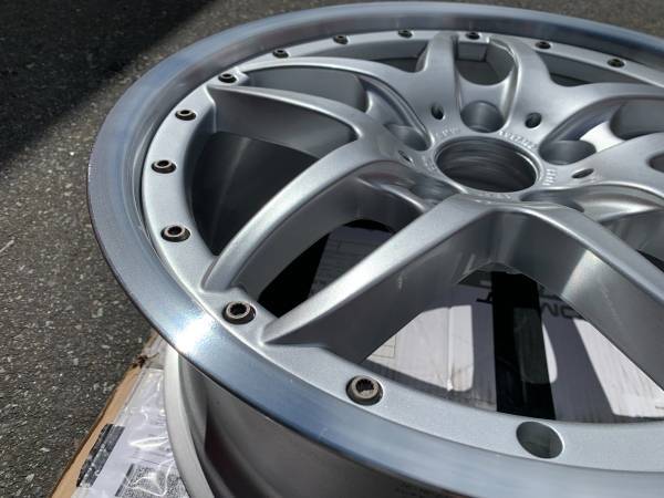 PAIR (2) of FRONT BMW 2PC 18X8 ET47 Rim Style 71 rim as New, dovoz Kanada — foto 3 z 5