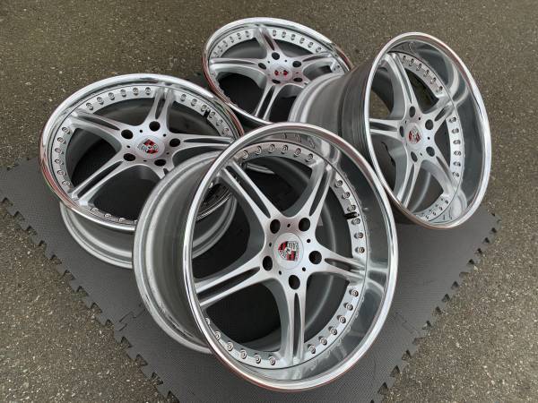 sada ULTRA RARE 3PC Forged 19X8.5/11.5 SSR GT3 Porsche 911 997, dovoz Kanada — foto 4 z 5