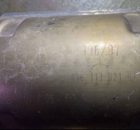 Porsche OE Genuine 996.2 911 GT3 Exhaust Midpipe Link Pipe Crossover, dovoz USA — foto 4 z 6
