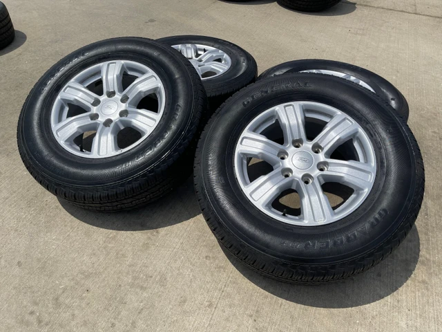 2019–2026 Ford Ranger 17” Silver Rims & Hankook Dynapro Tires, stříbrná, dovoz Kanada — foto 3 z 5