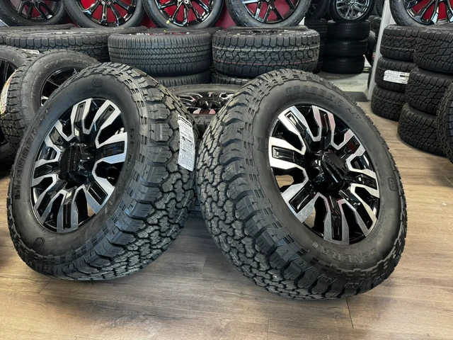 2011–2026 Sierra 3500 Denali Ultimate OE Rims & General Tires, dovoz Kanada — foto 4 z 5