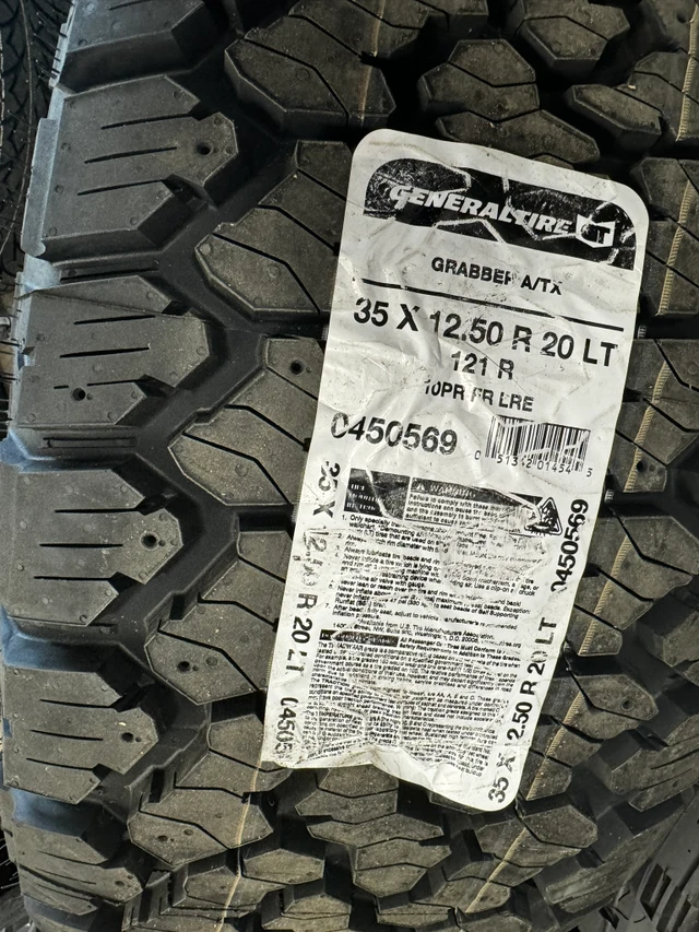 2011–2026 Sierra 3500 Denali Ultimate OE Rims & General Tires, dovoz Kanada — foto 5 z 5