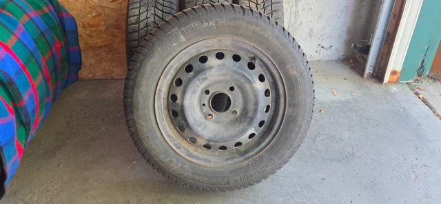 Continental WinterContact Winter Tires & Rims, 185/65R15, dovoz Kanada — foto 2 z 5