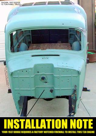 T38 Straight 6 ✅ Flathead 218 Ci 25.5" Long Engine To 1937 Dodge Truck, dovoz USA — foto 7 z 12