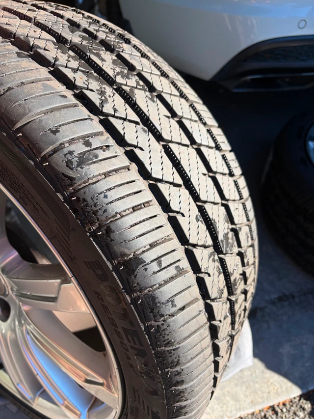 18" Audi OE Wheels+Bridgestone 245/40R18 Potenza RE980AS+ Tires, dovoz Kanada — foto 2 z 5