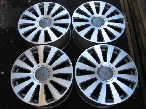 Genuine Factory OE Audi A8 19" rims in showroom condition, dovoz Kanada — foto 2 z 5