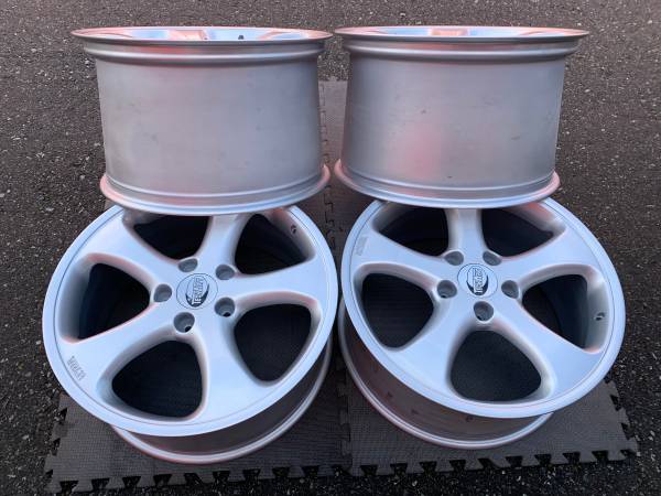 sada RARE 20X8.5/12 Porsche Techart Formula rims showrm cond, dovoz Kanada — foto 4 z 5