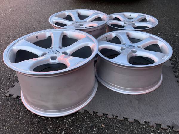 sada RARE 20X8.5/12 Porsche Techart Formula rims showrm cond, dovoz Kanada — foto 5 z 5