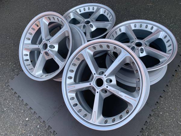 RARE - sada Genuine 20" BMW AC SCHNITZER TYPE 4 rims exc cond, dovoz Kanada — foto 5 z 5