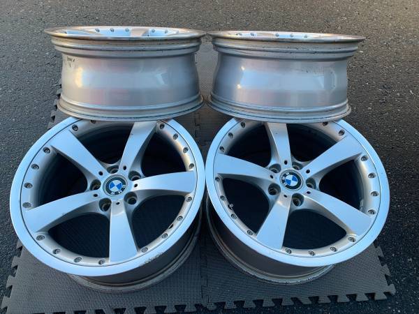 sada RARE 19" OE BMW E60 5 series 2 Piece rims style 179 rims, dovoz Kanada — foto 5 z 5