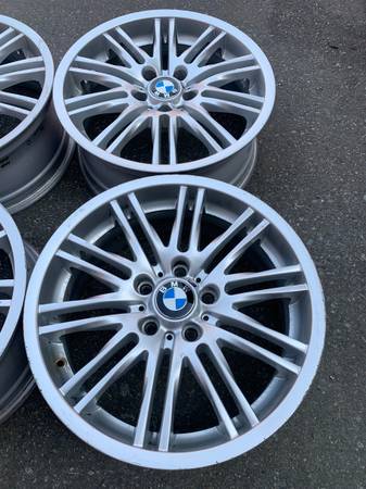 sada Genuine Factory OE 18X7.5 style 164 Z4/E46 M3 rims good, dovoz Kanada — foto 2 z 5