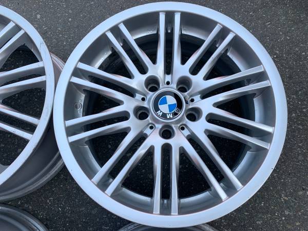sada Genuine Factory OE 18X7.5 style 164 Z4/E46 M3 rims good, dovoz Kanada — foto 3 z 5